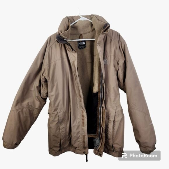 The North Face Mens Hyvent Polartec 2-in-1 Full Zip Jacket W/Packable Hood M - Picture 3 of 13